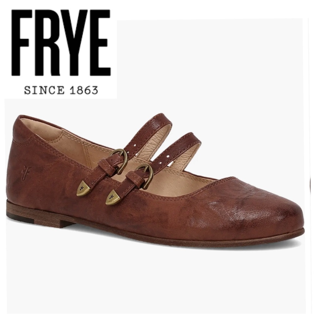 NWT Frye Carson Mary-Jane Flats, 8,5
